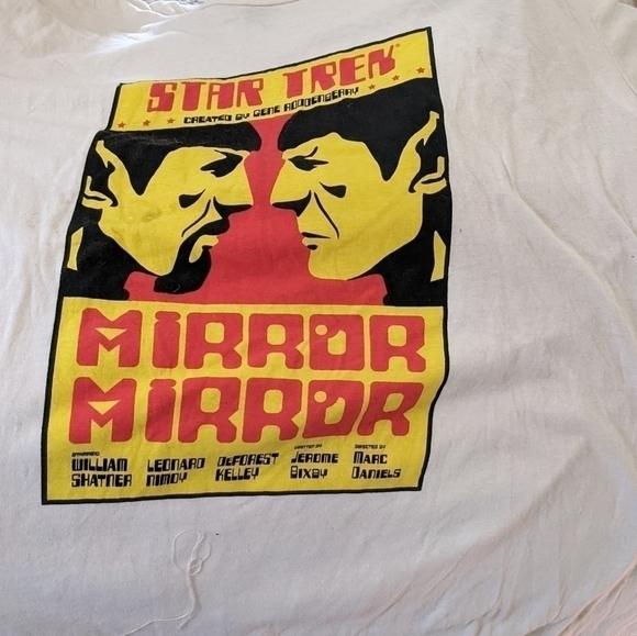 Star Trek Mirror Mirror Episode Mr. Spock T-Shirt X-Large - Picture 2 of 4
